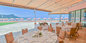 Royal Hawaiian Monarch Terrace Hawaii Wedding Reception Site